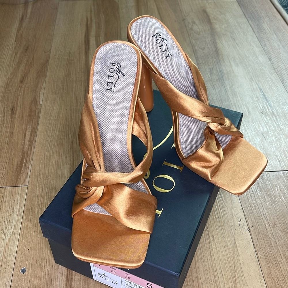 Oh Polly Satin Mule